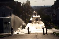 Gregory Crewdson Shoot Watering Street