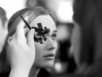 Backstage at Benjamin Cho, NYC