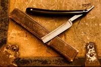 Metallic Print:  Straight Razor